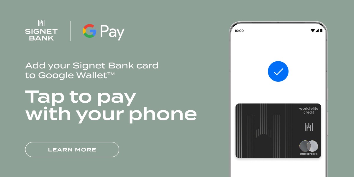 Google Pay - Signet Bank
